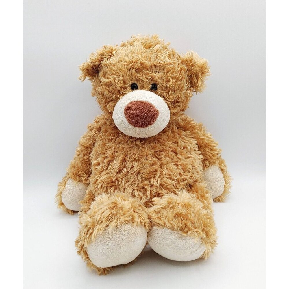 Ganz Tubby Tummies Tan Teddy Bear Plush 17" Stuffed Animal